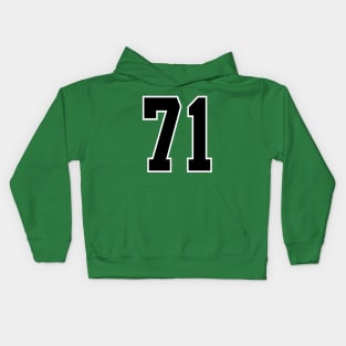 Number 71 Kids Hoodie